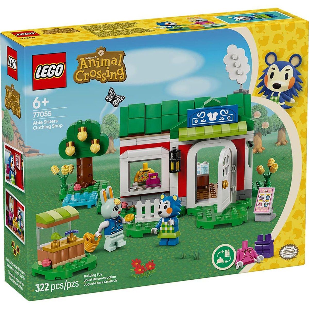 LEGO - Lego Animal Crossing: Tienda de ropa de las Hermanas Manitas