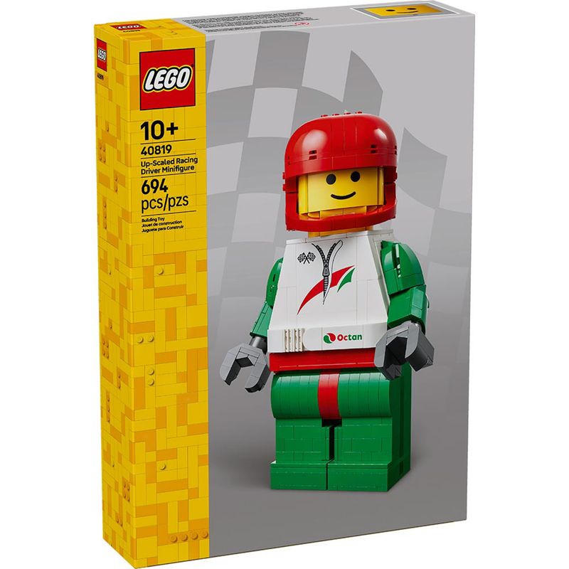 LEGO - Minifigura Gigante De Piloto De Carreras Lego