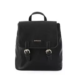 AMPHORA - Mochila Con Tapa Aimar Negro