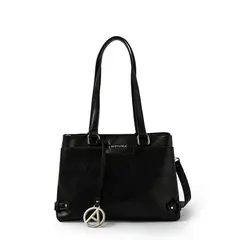 AMPHORA - Cartera Negra Mujer
