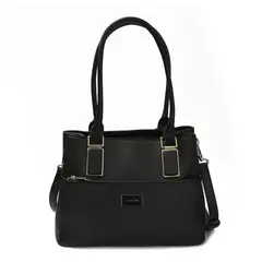 AMPHORA - Cartera Negra Mujer