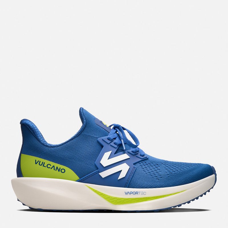 VULCANO - Zapatilla Running Hombre Azul Vulcano