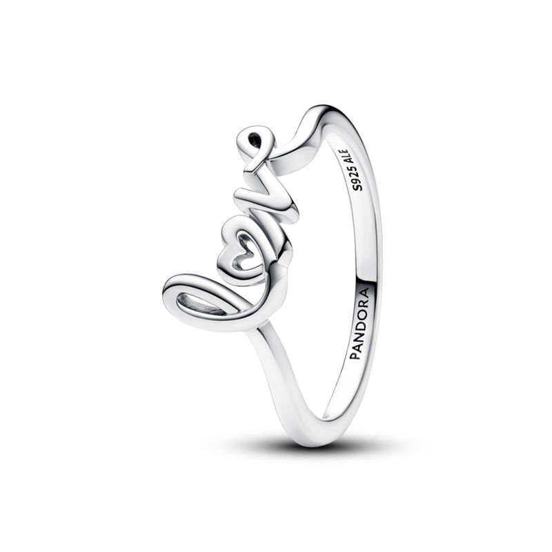 PANDORA - Anillo Love Escrito A Mano Mujer Pandora