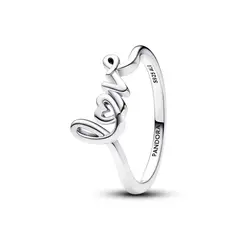 PANDORA - Anillo Love Escrito A Mano Mujer