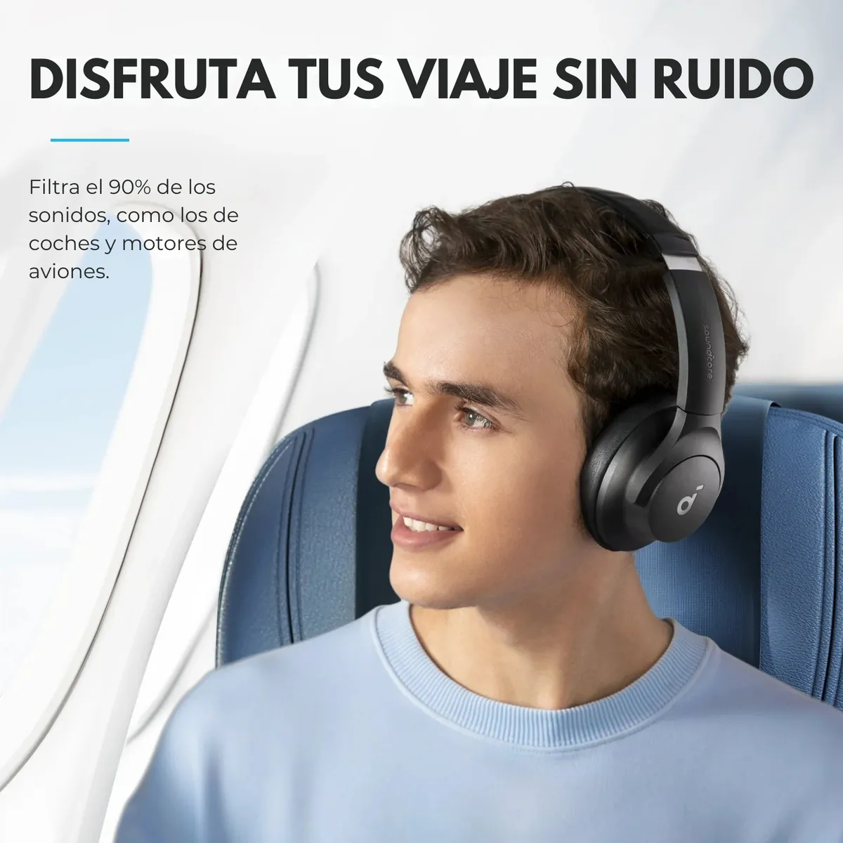 SOUNDCORE BY ANKER - Audífono Over-Ear Bluetooth Life Q20I Soundcore By Anker