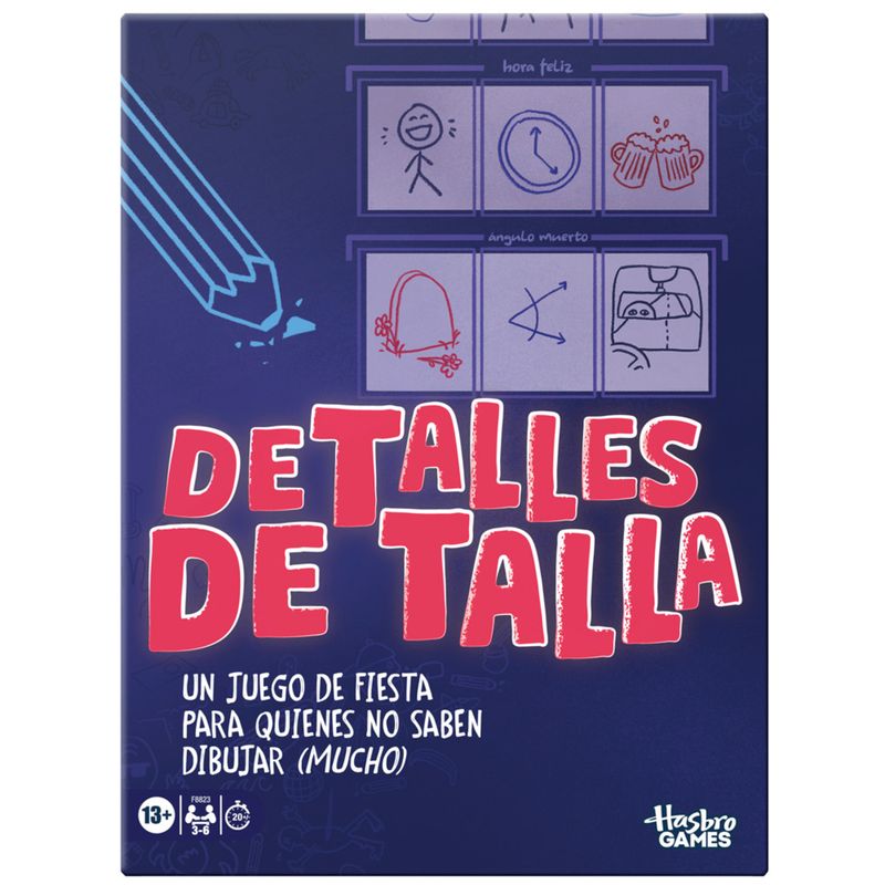 HASBRO GAMES - Juego De Mesa Detalles De Talla Minor Details Hasbro