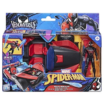 Imagen 2 del producto Figura Spiderman Venom Versus Miles Street Racer