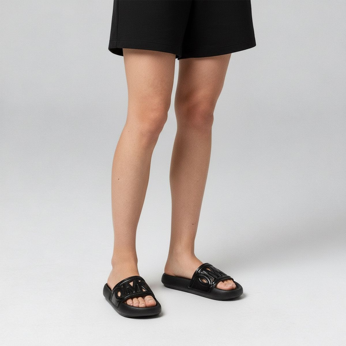 MICHAEL KORS - Hawaiana Mujer Cuero Negro Michael Kors