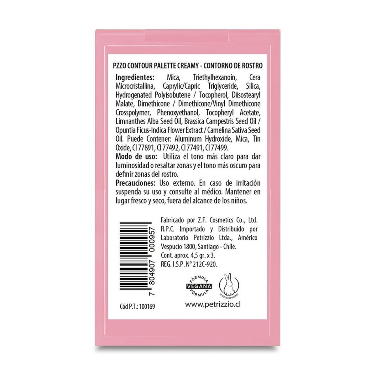 PETRIZZIO - Pzzo Cream Contour Palette
