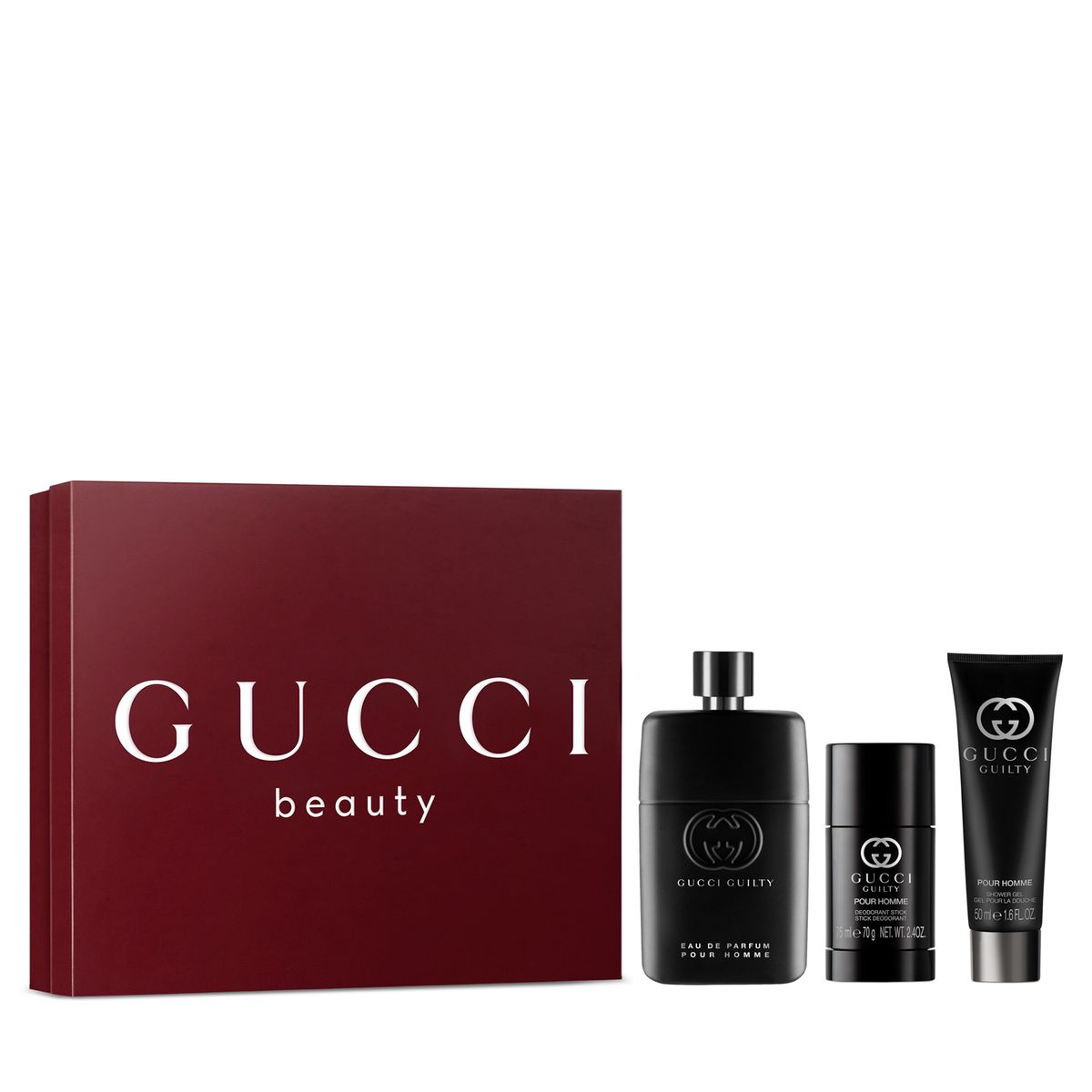 GUCCI - Set Gucci Guilty Pour Homme Eau de Parfum 90ml + Shower Gel 50ml + Deo Stick 75ml
