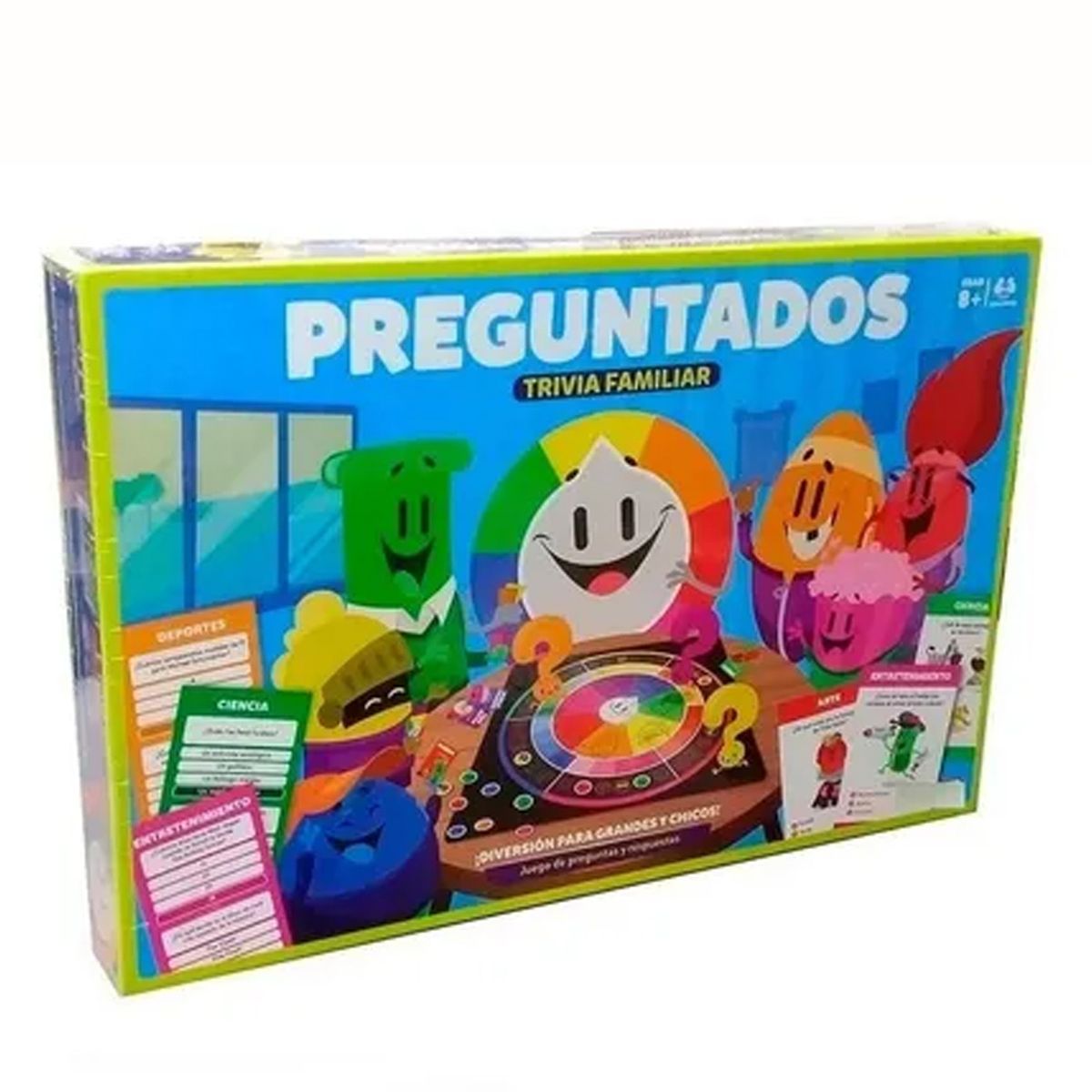 PLAYFUN - Juego de Mesa Preguntados Versión Familiar