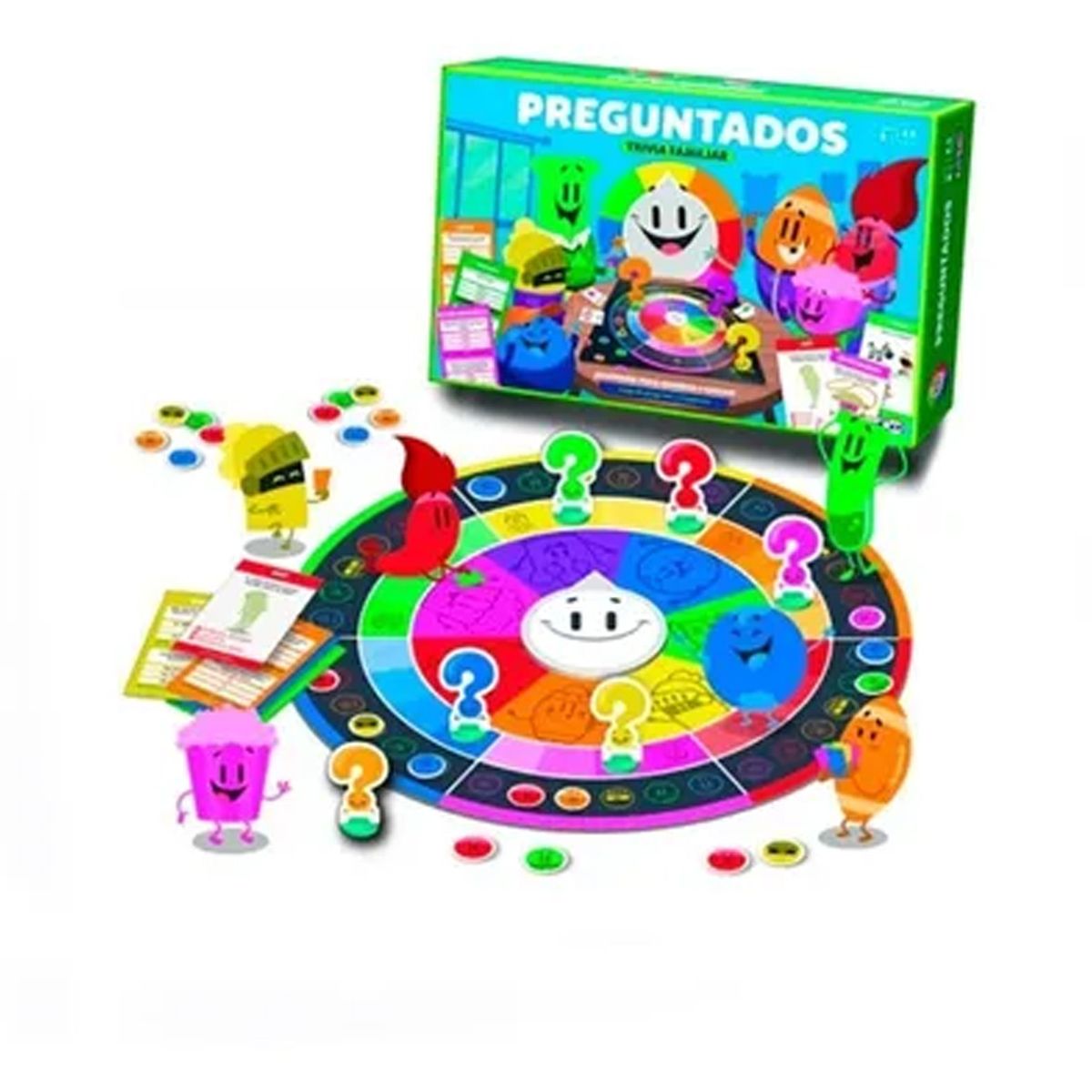 PLAYFUN - Juego de Mesa Preguntados Versión Familiar