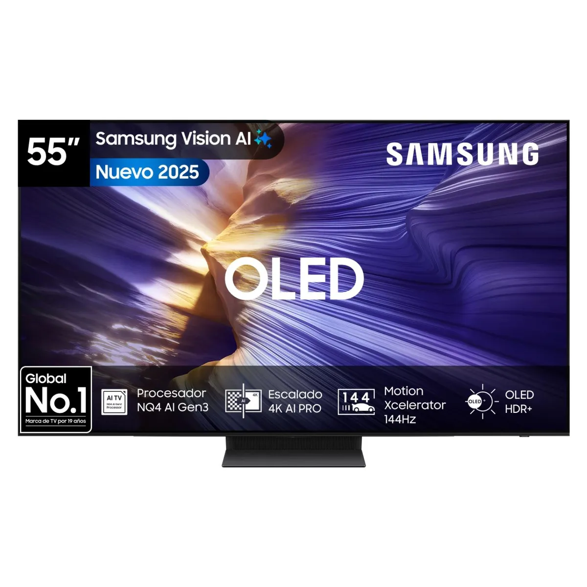 SAMSUNG - 55" OLED S90F 4K Vision AI Smart TV (2025)