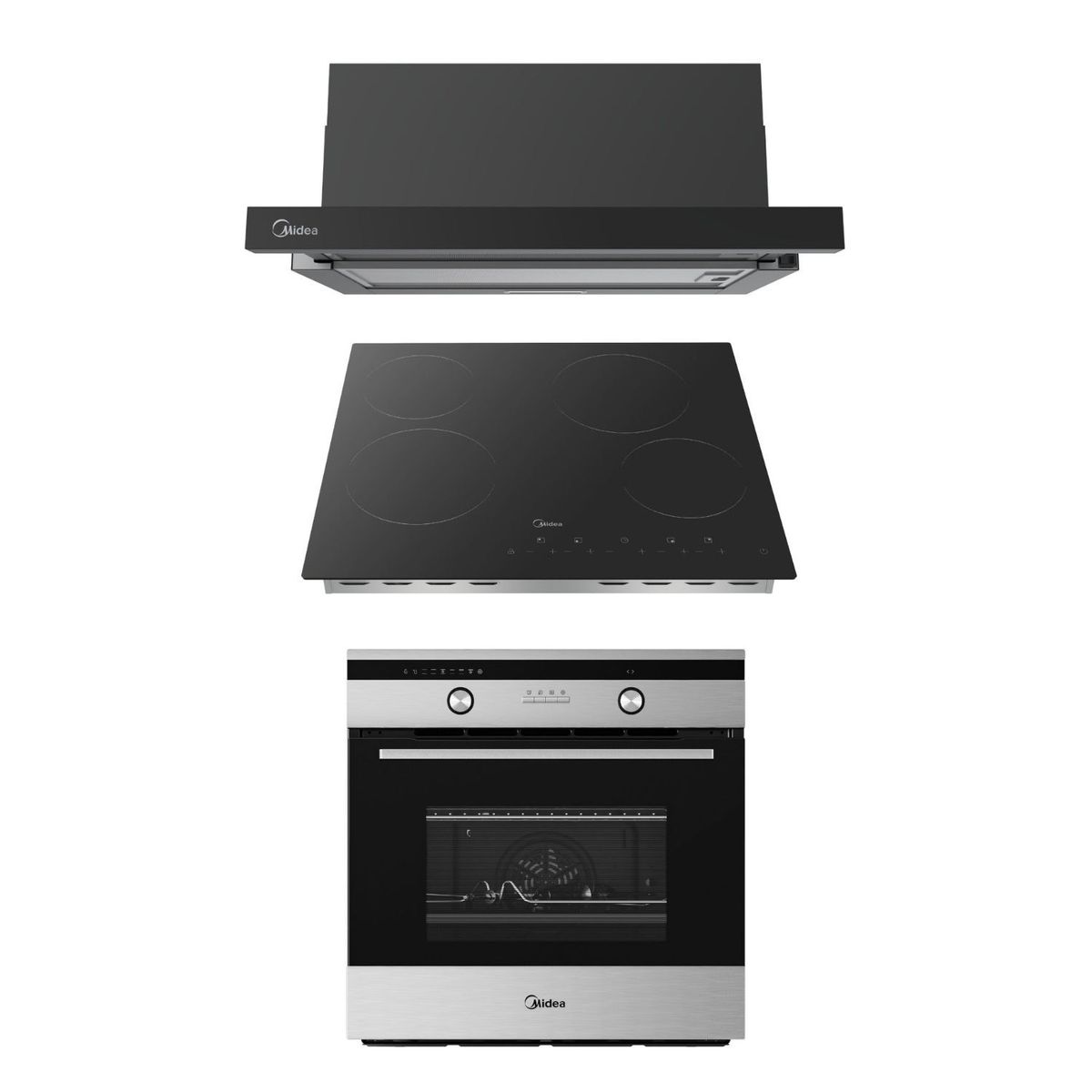 MIDEA - Kit Horno Empotrado Electrico MHMC6MBOG2-KIT Midea