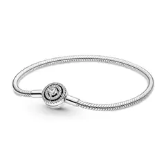 PANDORA - Pulsera En Plata Halo Con Circonia Mujer
