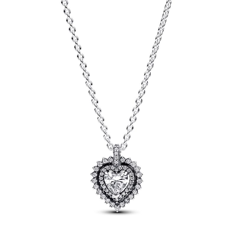 PANDORA - Colgante en Plata Corazón Brillante  Mujer Pandora