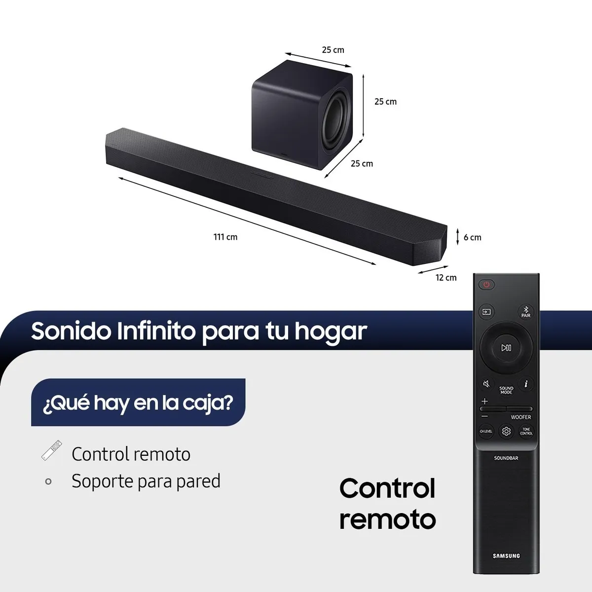 SAMSUNG - Q-Series Soundbar HW-Q800F 5.1.2 Subwoofer (2025)