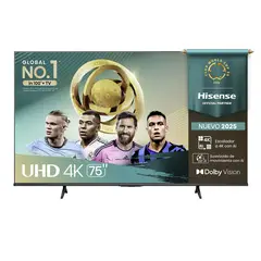HISENSE - Smart Tv LED 75" 75A6NV 4K UHD