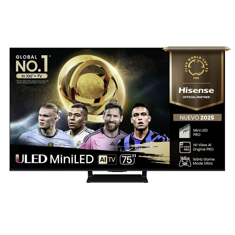 HISENSE - Smart Tv Mini LED 75" 75U7QG PRO 4K UHD Hisense