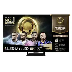 HISENSE - Smart Tv Mini LED 75" 75U7QG PRO 4K UHD