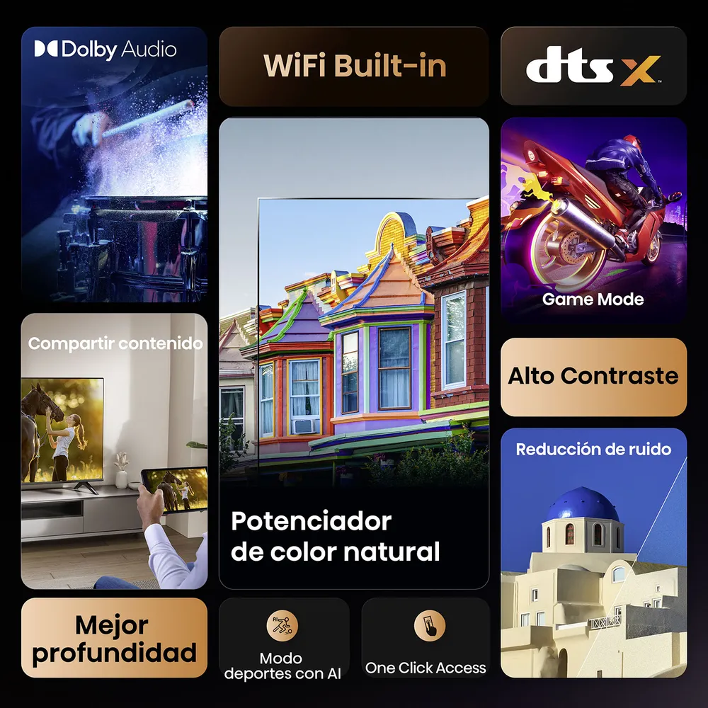 Smart Tv 32" HD 32A4NV, foto 3