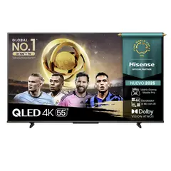 HISENSE - Smart Tv QLED Gamer 55" 55Q7QG 4K UHD Google