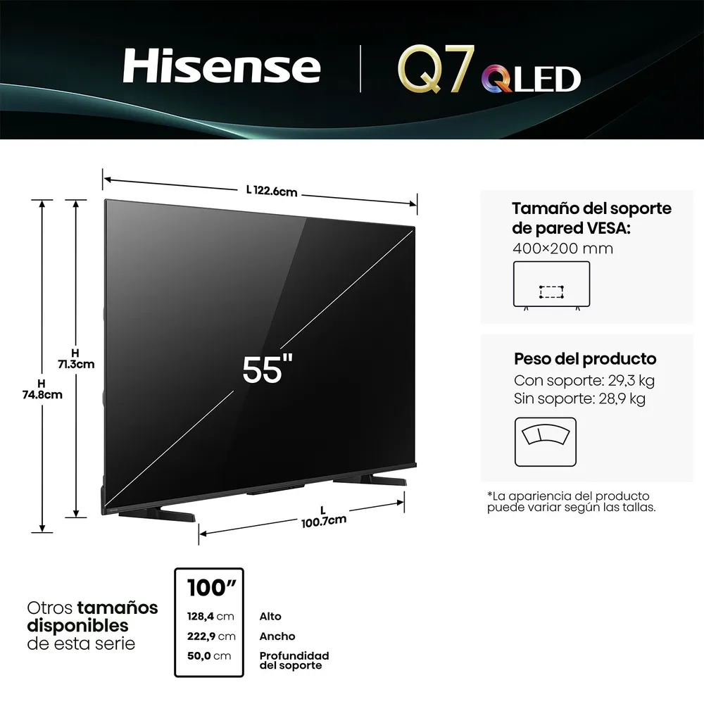 Hisense 55Q7QG, foto 2