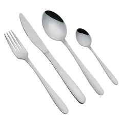 IDETEX - Juego de Cubiertos 24 Piezas Acero Inoxidable Vany