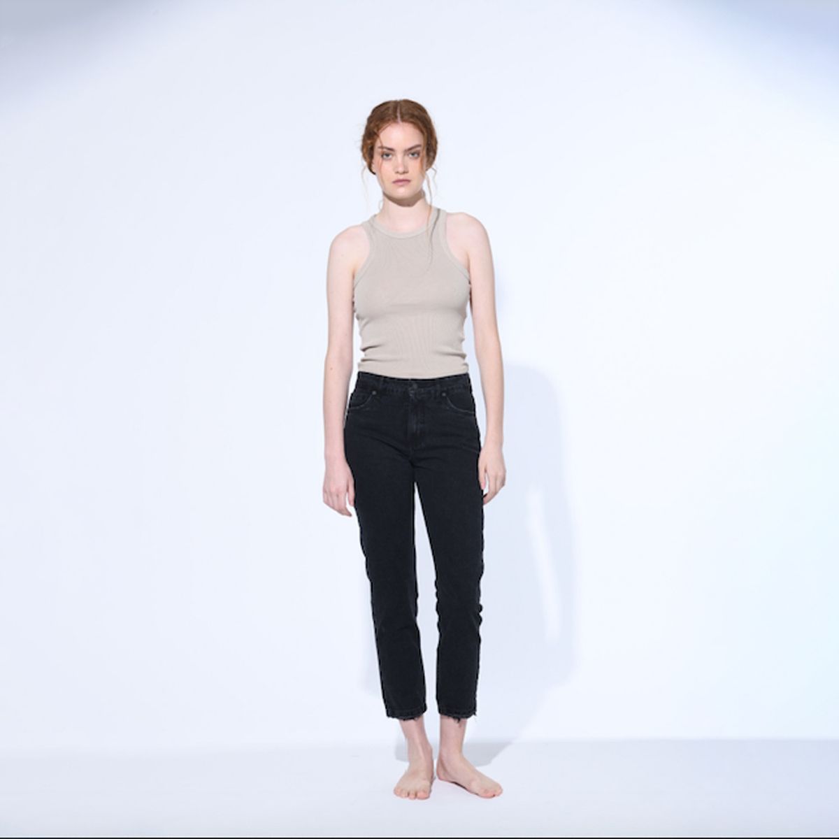 BRICK LONDON - Jeans Mom Tiro Medio Mujer Brick London