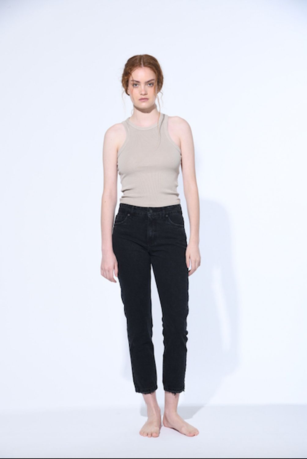 BRICK LONDON - Jeans Mom Tiro Medio Mujer Brick London