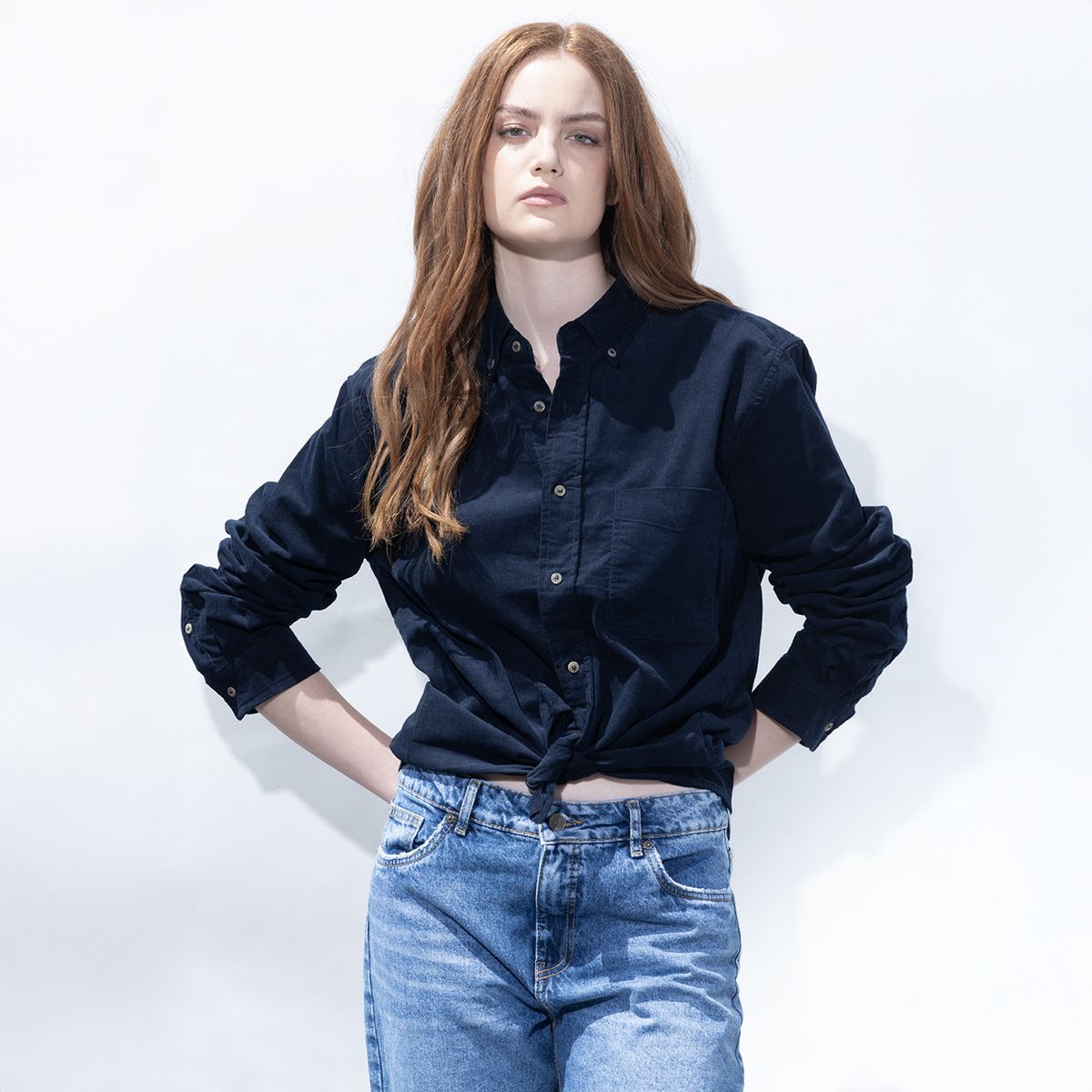 BRICK LONDON - Camisa Manga Larga Algodón Mujer Brick London