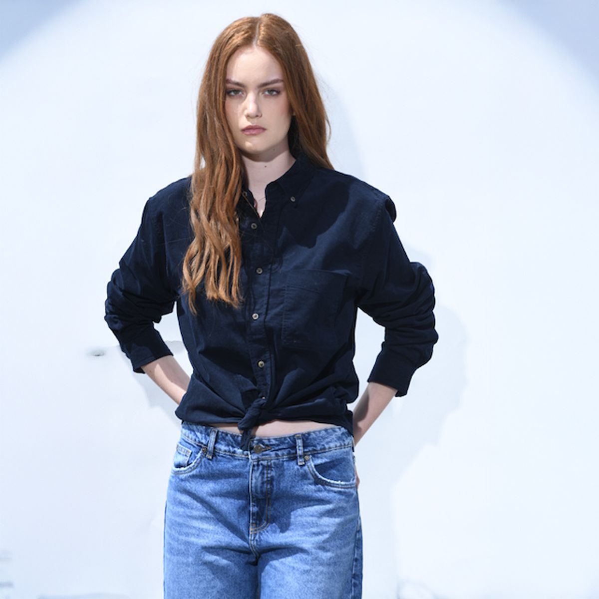 BRICK LONDON - Camisa Manga Larga Algodón Mujer Brick London