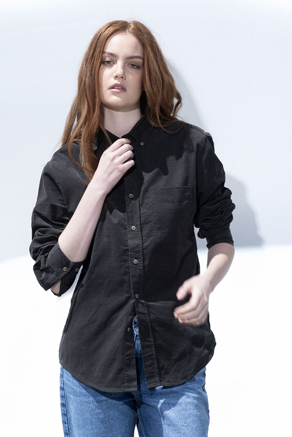 BRICK LONDON - Camisa Manga Larga Algodón Mujer Brick London