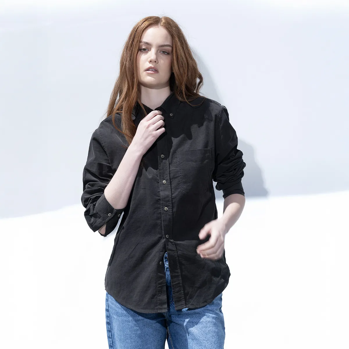 BRICK LONDON - Camisa Manga Larga Algodón Mujer Brick London