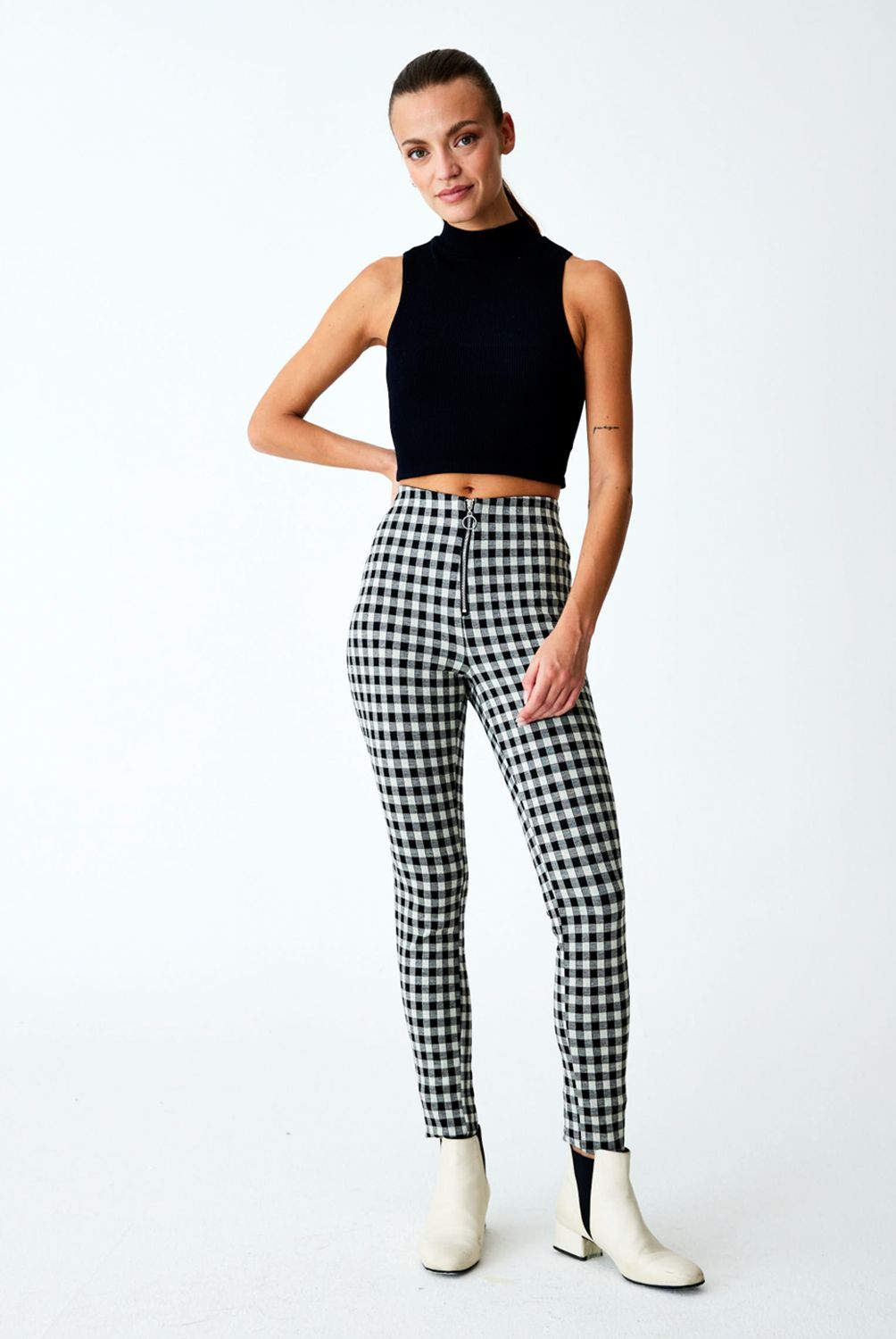 BRICK LONDON - Leggins Classic Fit Tiro Alto Mujer Brick London