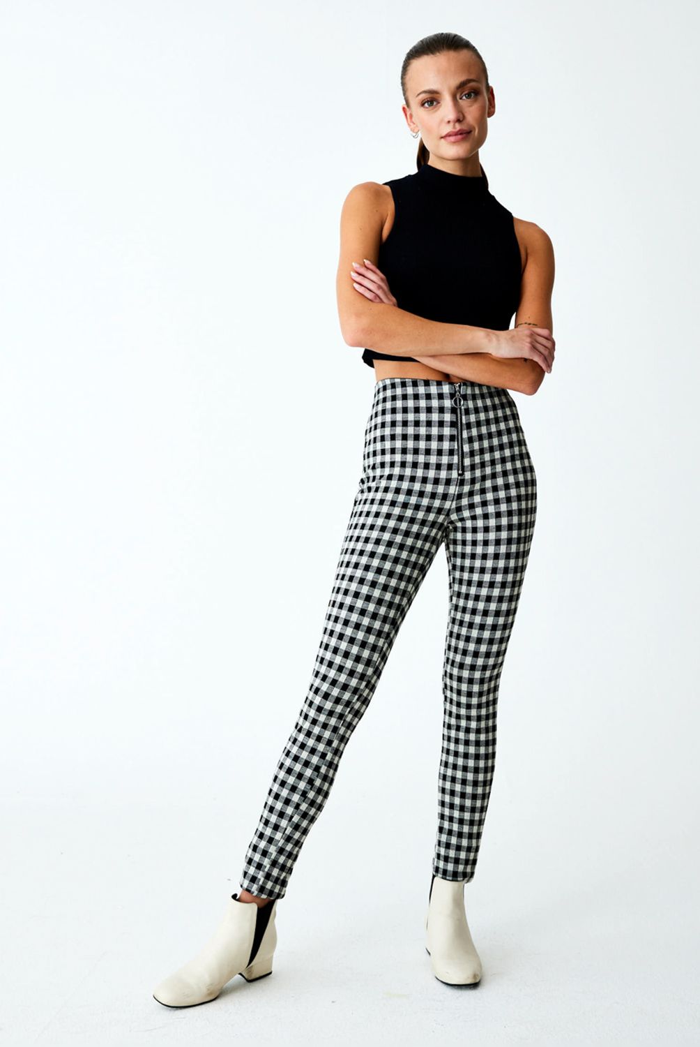 BRICK LONDON - Leggins Classic Fit Tiro Alto Mujer Brick London