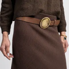 LOLITA POCKET - Cinturón De Cuero Mujer