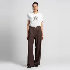 LOLITA POCKET - Pantalón Classic Tiro Medio Mujer