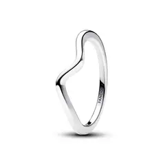 PANDORA - Anillo Ola Pulida Mujer