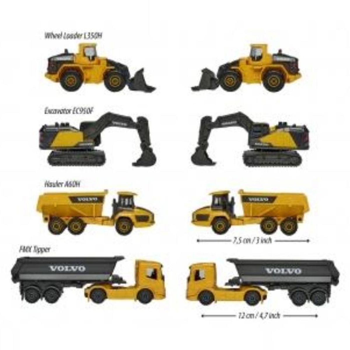 MAJORETTE - Volvo 4 Pieces Giftpack Majorette