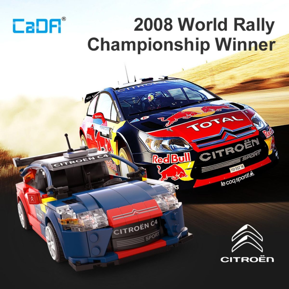 CADA - Auto Armable Citroën C4Wrc Radio Control Cadfi Furreal Friends