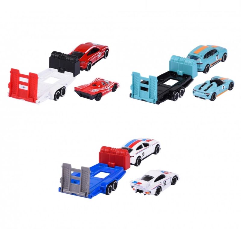 MAJORETTE - Porsche Race Trailer Assortment 3-Asst. Majorette
