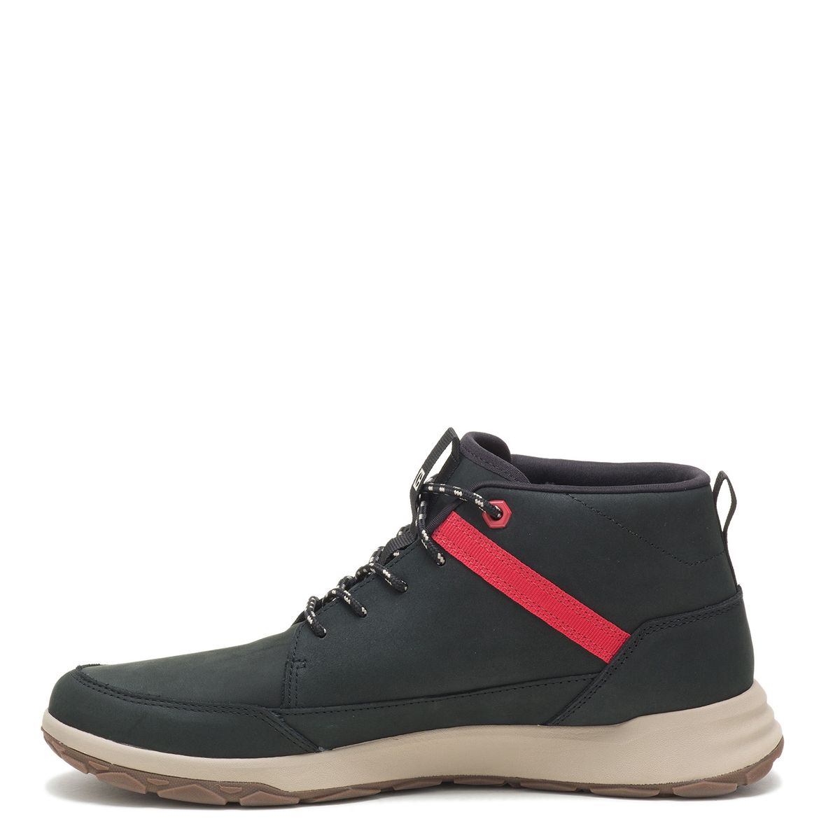 CAT - Zapatilla Urbana Hombre Cuero Negro Cat