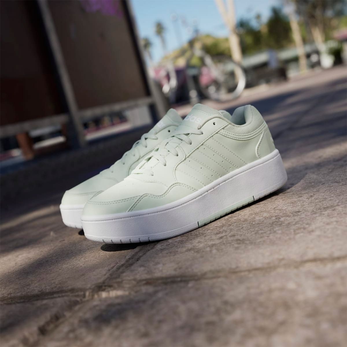 ADIDAS - Hoops 3.0 Bold Zapatilla Urbana Mujer Verde Adidas