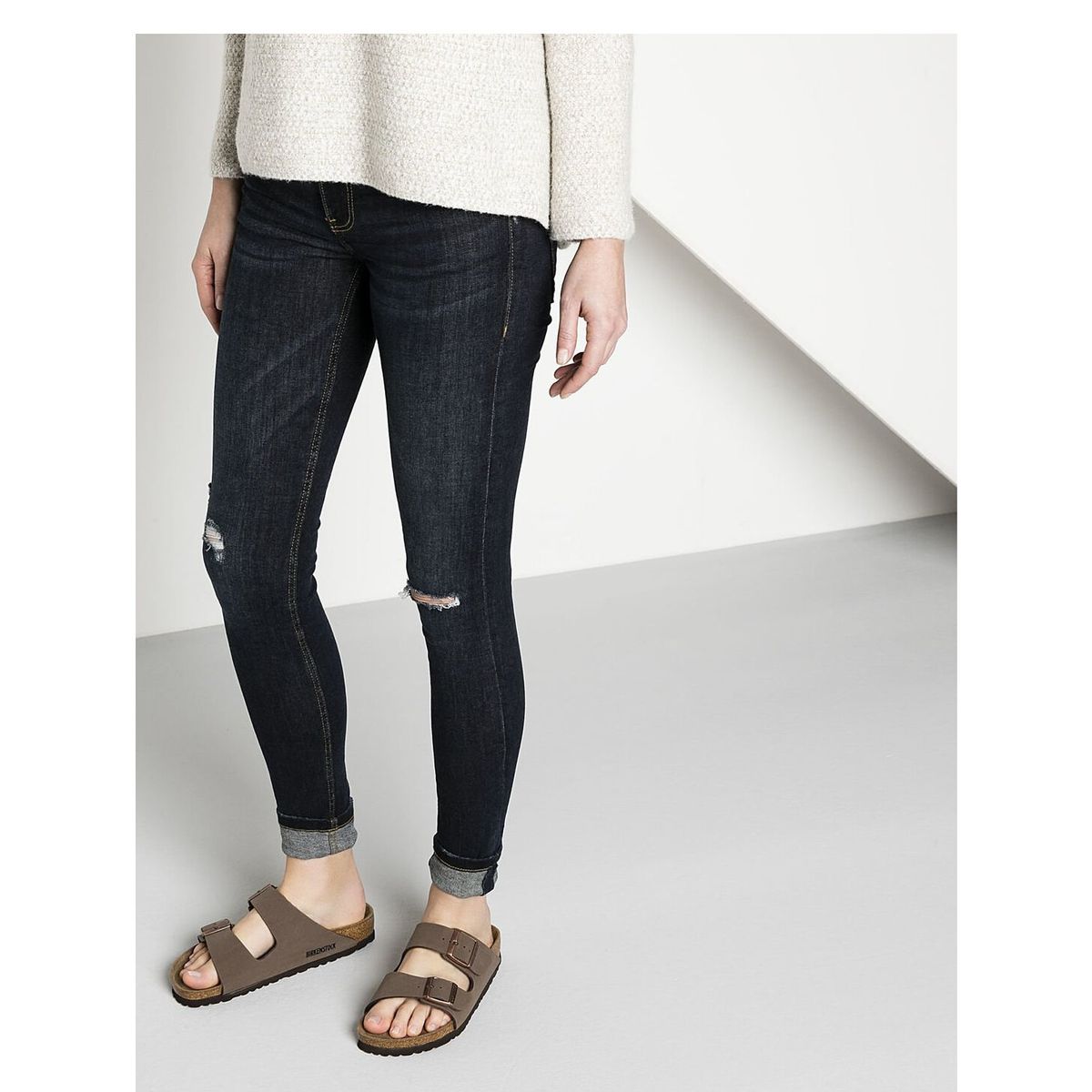 BIRKENSTOCK - Sandalia Mujer Arizona Nubuck Mocha