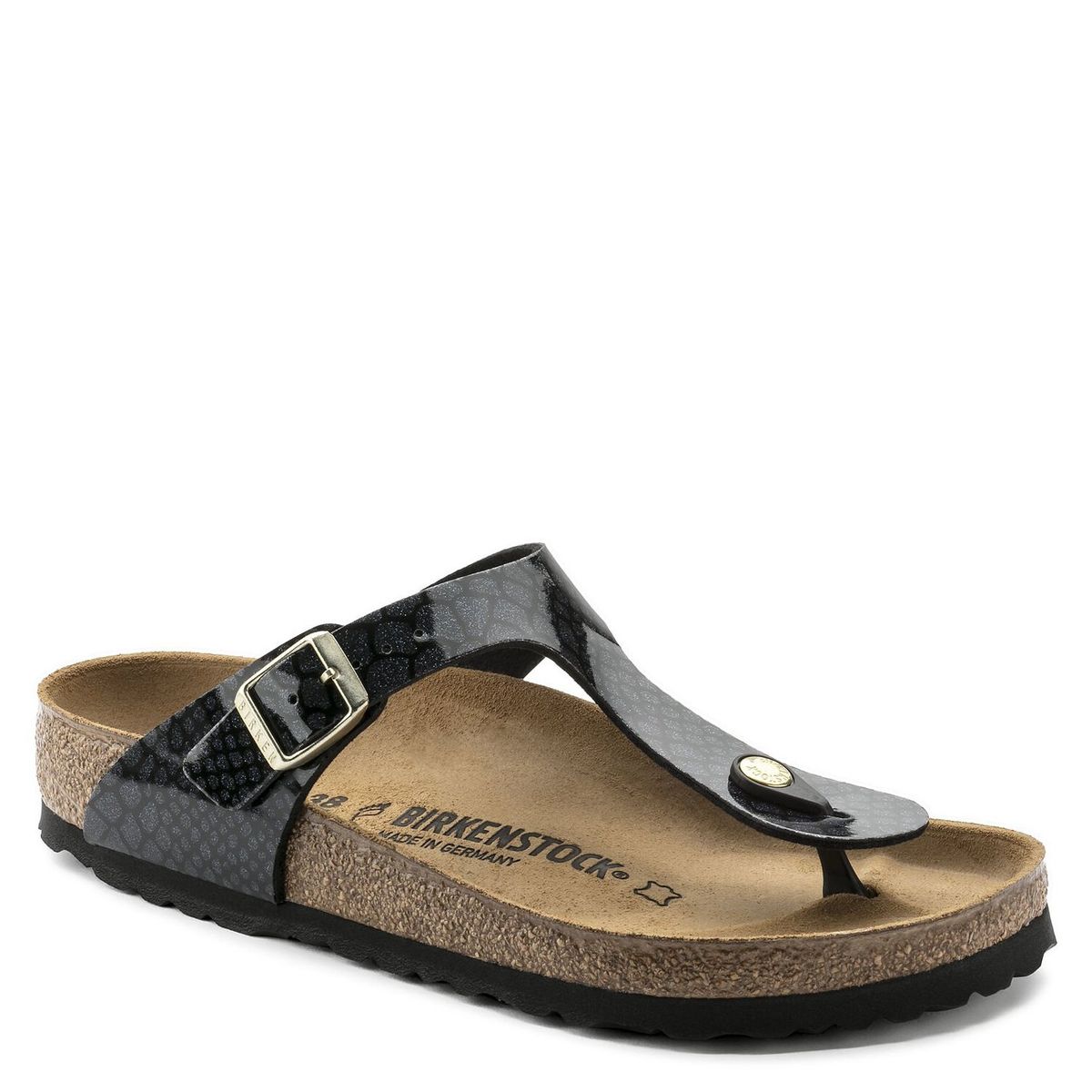 BIRKENSTOCK - Sandalia Mujer Gizeh Magic Snake Black