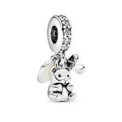 PANDORA - Charm Colgante Tesoros De Bebé De Plata Mujer