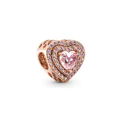 PANDORA - Charm Corazón Nivelado Brillante Mujer