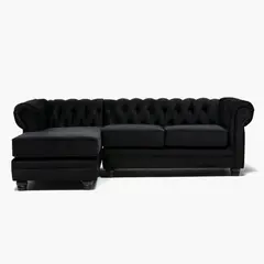 BARRA DESIGN - Sofá Seccional Izquierdo Velvet Capitone