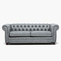 Sofá 3 Cuerpos Capitone New Skin